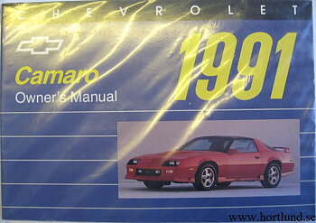 1991 Chevrolet Camaro Owner's Manual