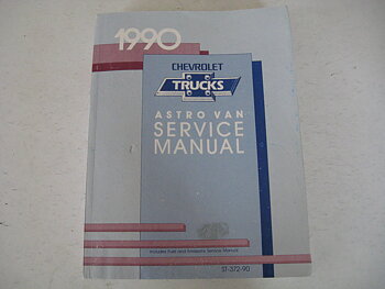 1990 Chevrolet Truck Astro Van Service Manual