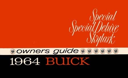 1964 Buick Special, Skylark och Sportwagon Owners Guide instruktionsbok