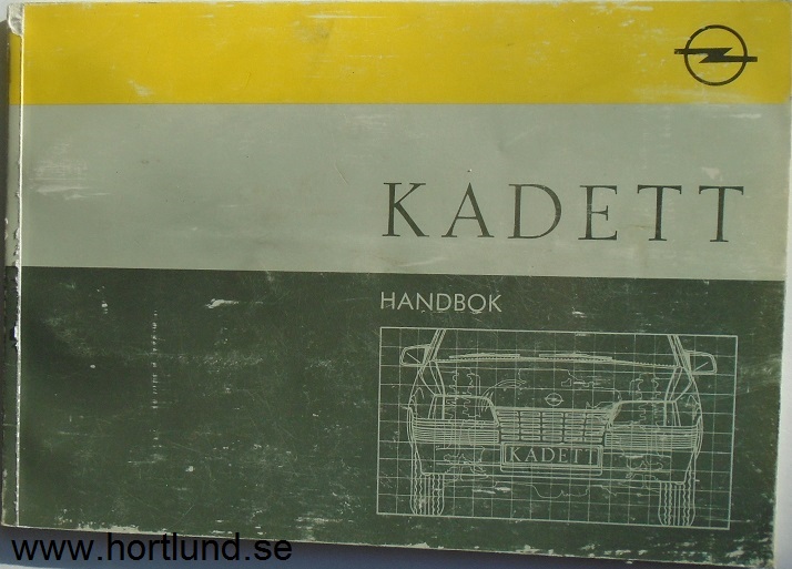 1988 Opel Kadett Handbok