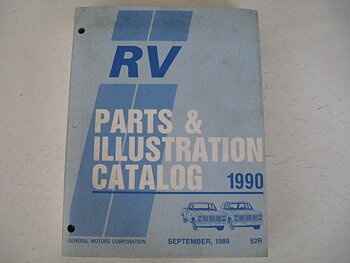 1990 Chevrolet & GMC RV Parts & Illustration Catalog