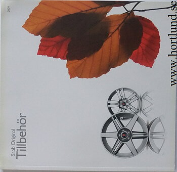2009 SAAB Tillbehör katalog med prislista