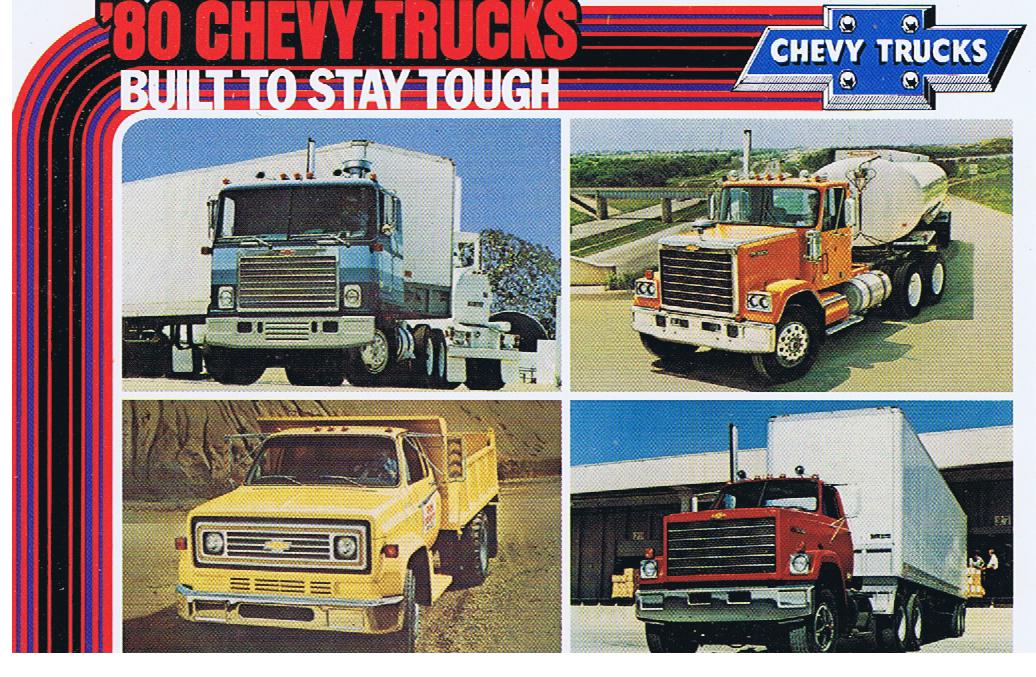 1980 Chevrolet Truck Vykort
