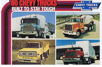 1980 Chevrolet Truck Vykort