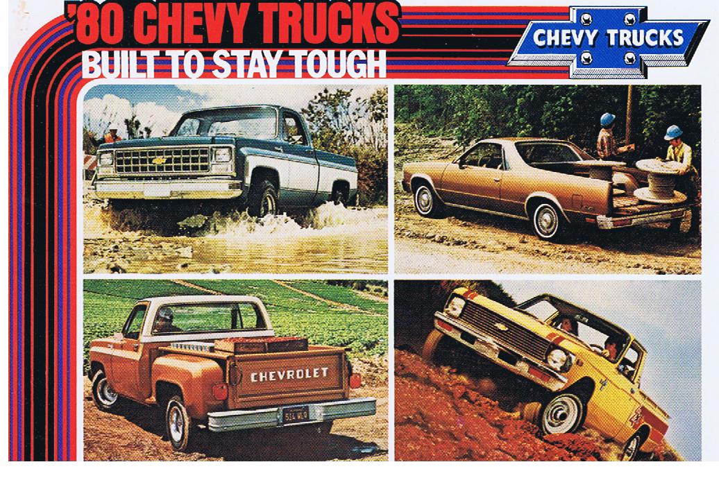 1980 Chevrolet Truck Vykort