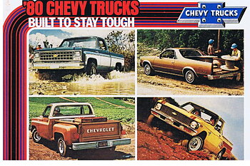 1980 Chevrolet Truck Vykort
