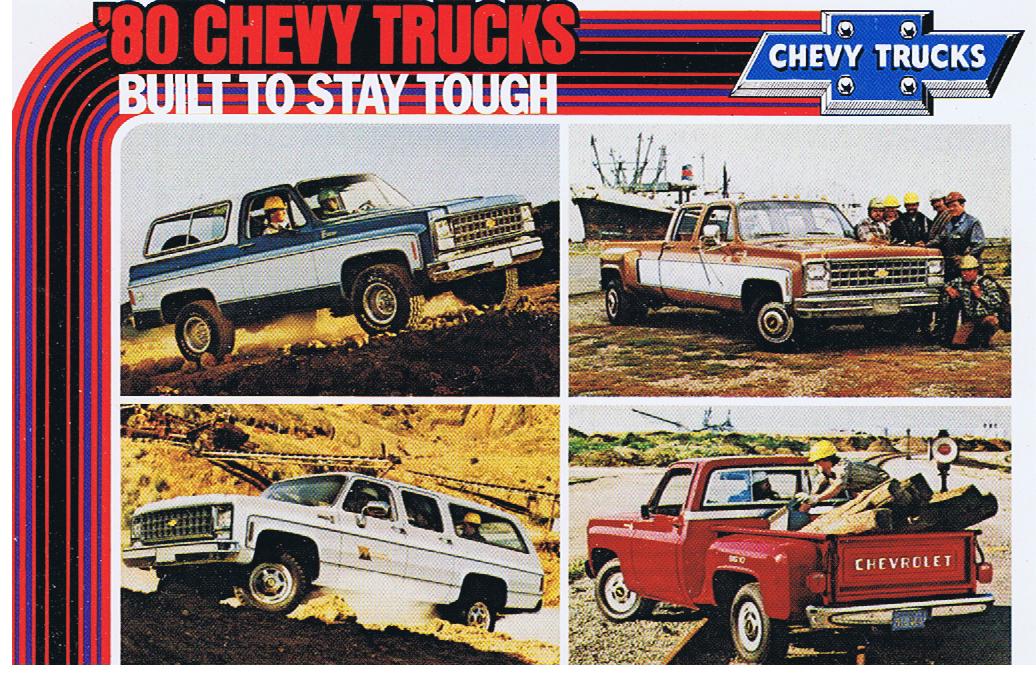 1980 Chevrolet Truck Vykort