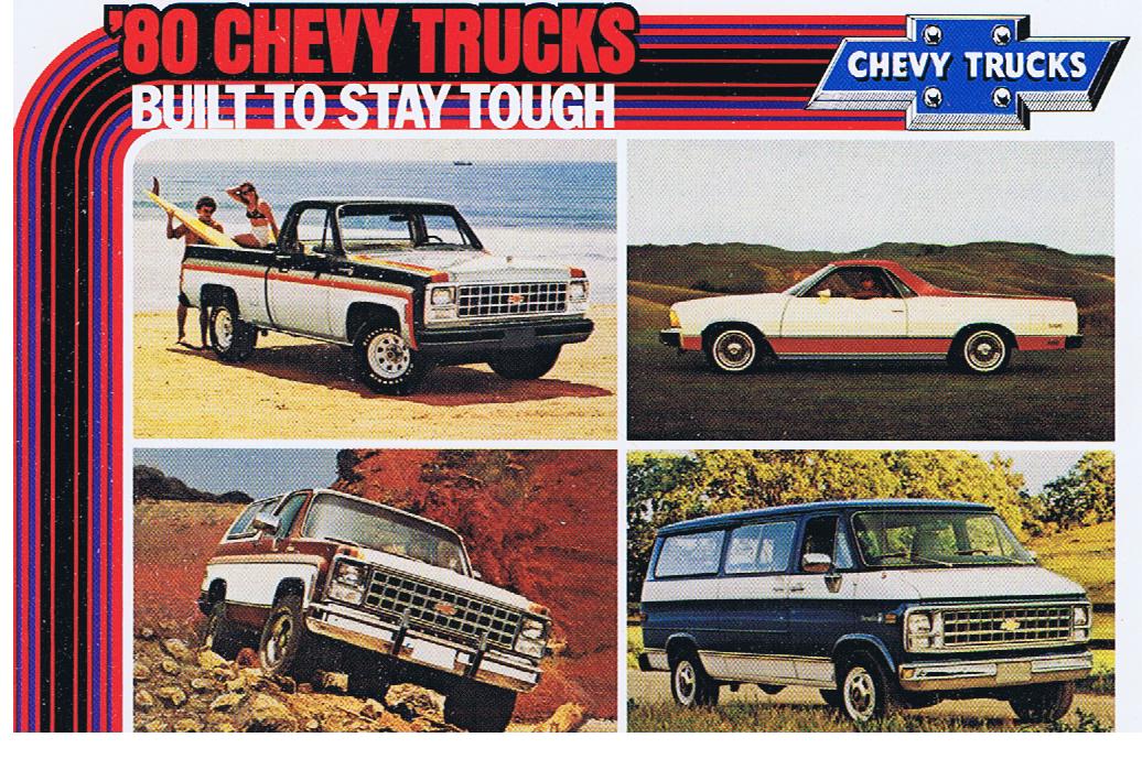 1980 Chevrolet Truck Vykort