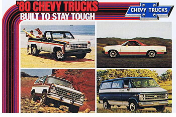 1980 Chevrolet Truck Vykort
