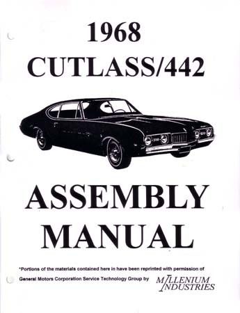 1968 Oldsmobile Cutlass & 442 Assembly Manual