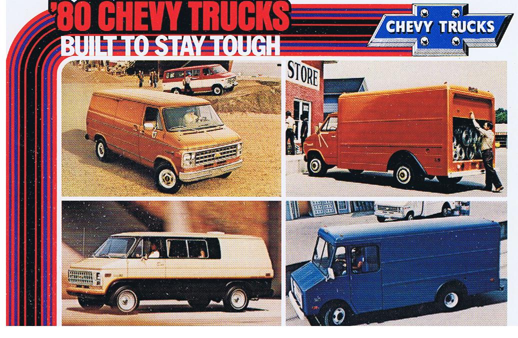 1980 Chevrolet Truck Vykort