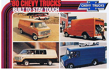 1980 Chevrolet Truck Vykort