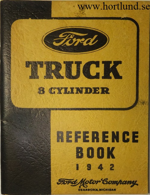 1942 Ford Truck V8 Reference Book