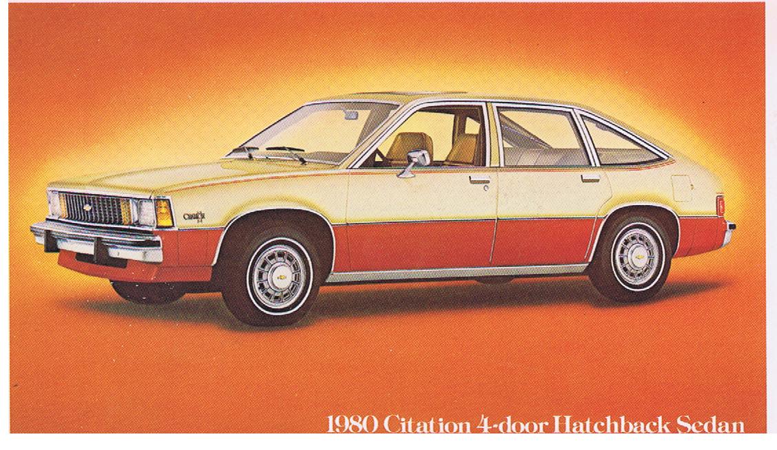 1980 Chevrolet Vykort Citation 4-door Hatchback Sedan