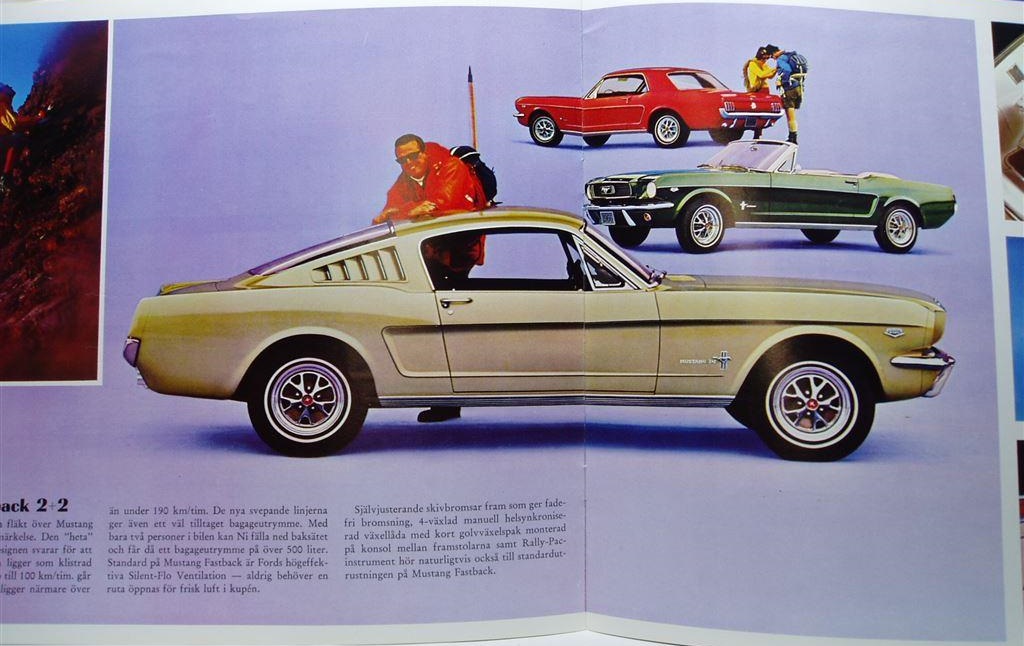 1966 Ford Mustang broschyr svensk - 2
