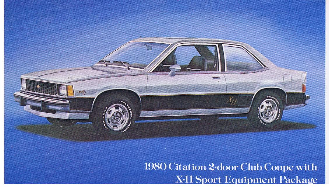 1980 Chevrolet Vykort Citation 2-door Club Coupe