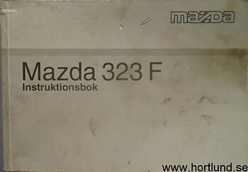 1997 1998 Mazda 323 F Instruktionsbok