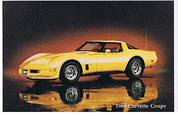 1980 Chevrolet Vykort Corvette