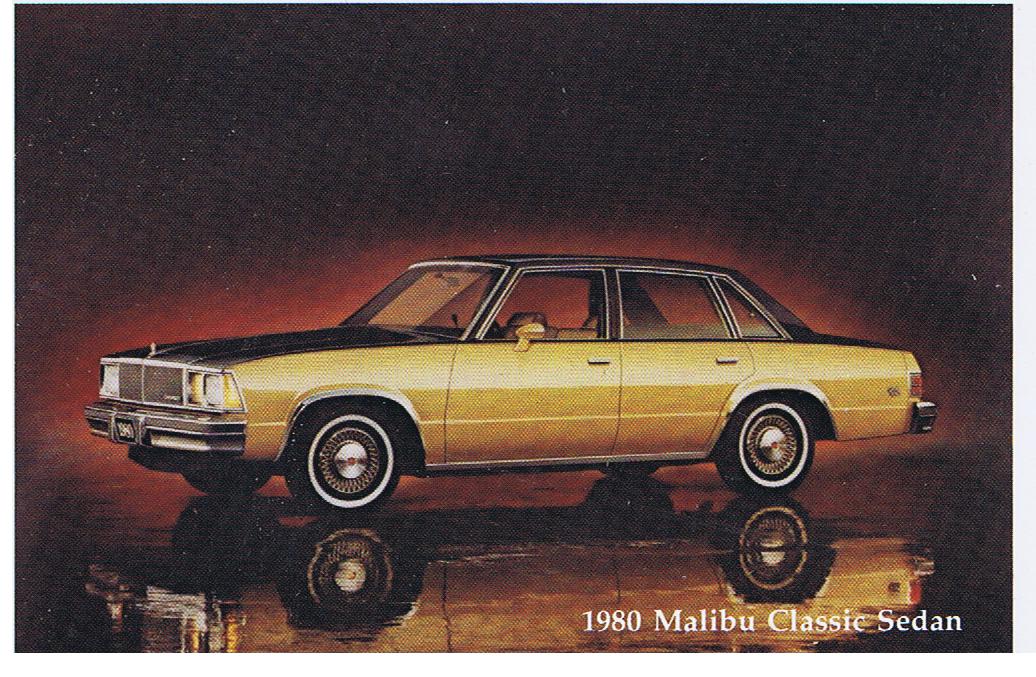 1980 Chevrolet Vykort Malibu Classic Sedan