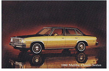 1980 Chevrolet Vykort Malibu Classic Sedan