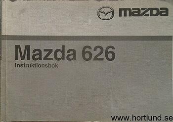 2000 Mazda 626 Instruktionsbok