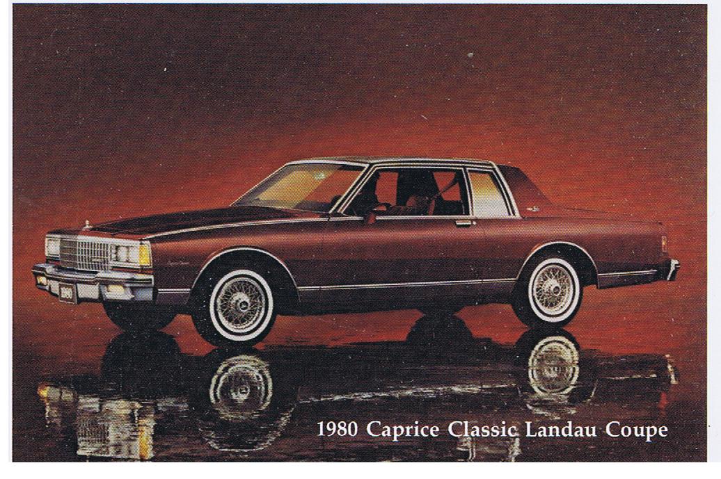 1980 Chevrolet Vykort Caprice CLassic Landau Coupe
