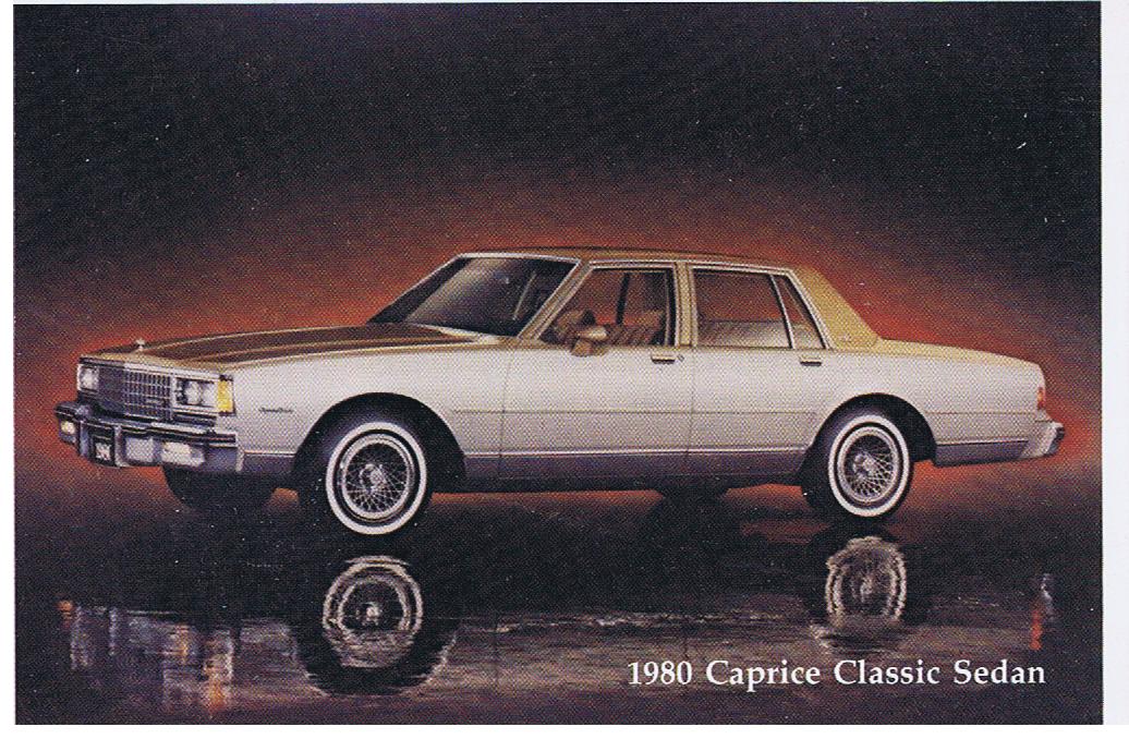 1980 Chevrolet Vykort Caprice CLassic Sedan