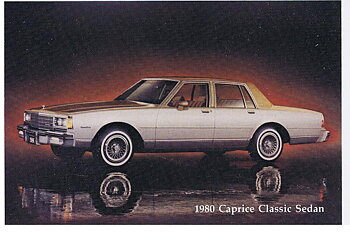 1980 Chevrolet Vykort Caprice CLassic Sedan