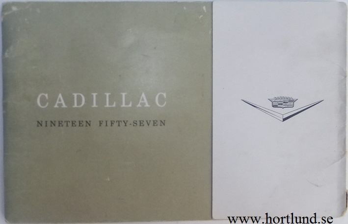 1957 Cadillac Owners manual