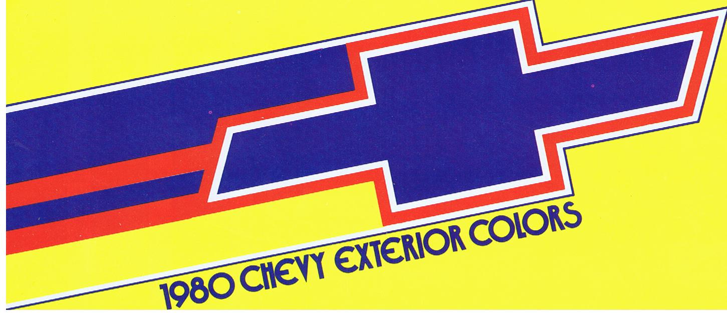 1980 Chevrolet Exterior Colors