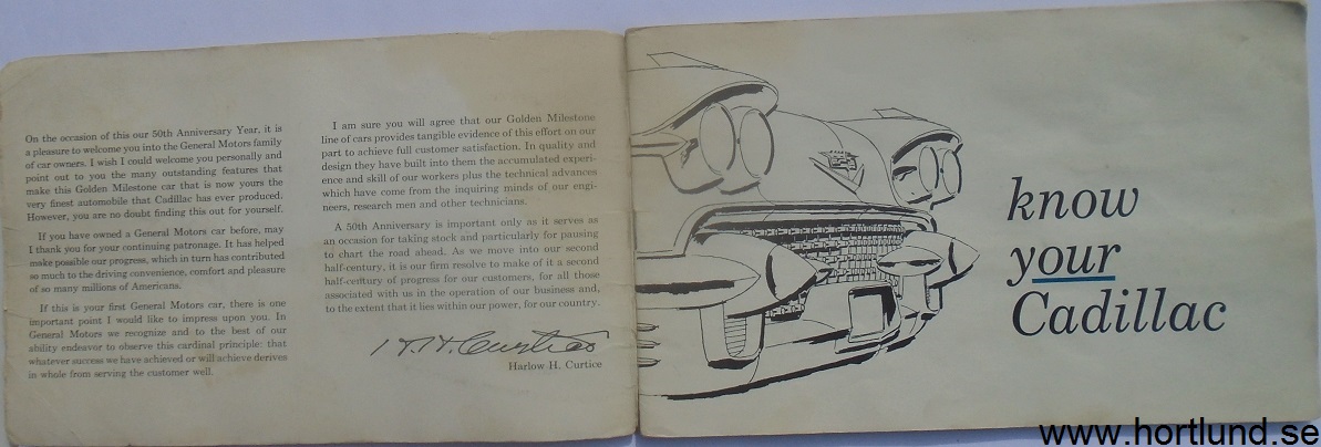 1958 Cadillac Owners Manual original - 2