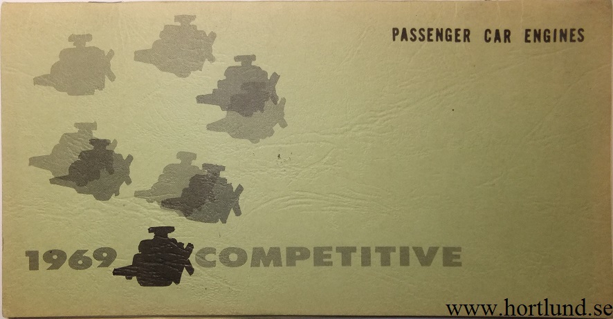 1969 Competitive Passenger Car Engines