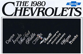 1980 Chevrolet Broschyr