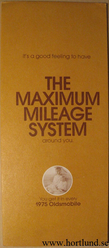 1975 Oldsmobile broschyr alla modeller
