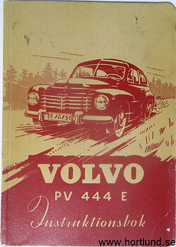 1954 Volvo PV 444 E Instruktionsbok