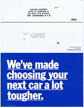 1980 Chevrolet Mailer