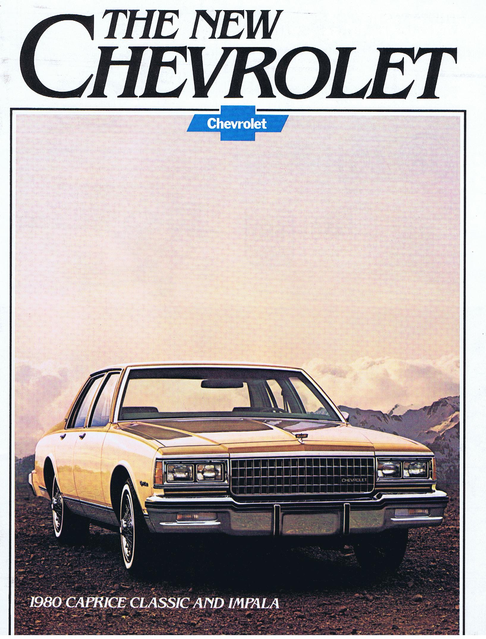 1980 Chevrolet New Chevrolet Broschyr