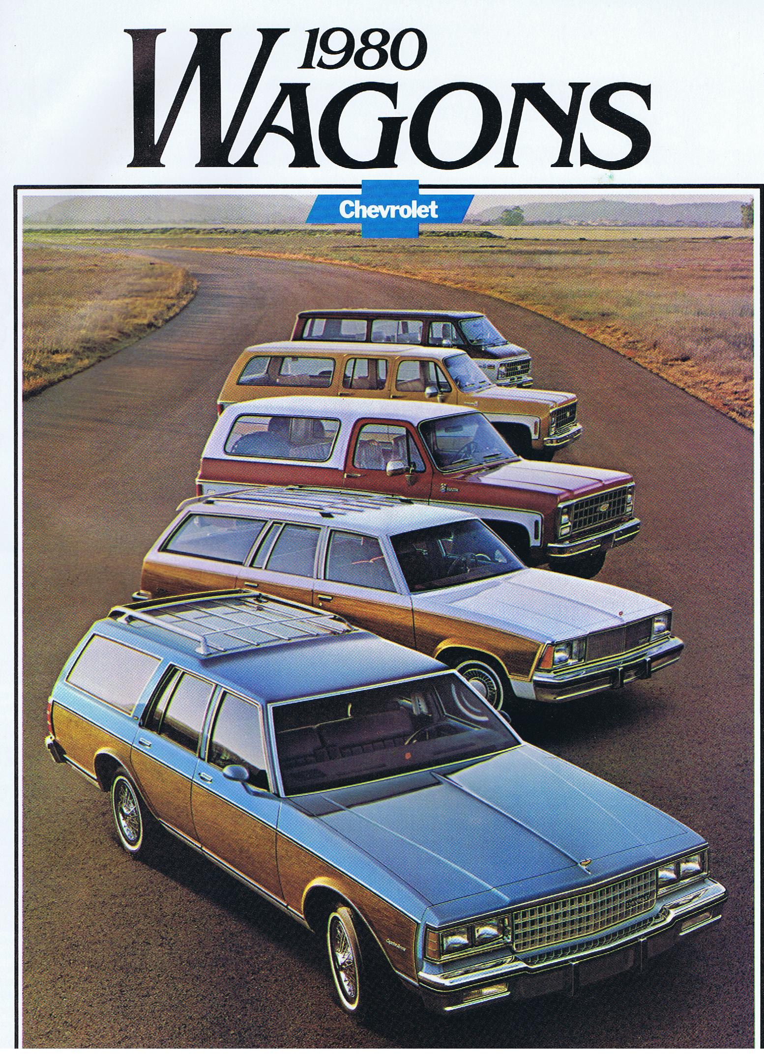 1980 Chevrolet Wagons Broschyr