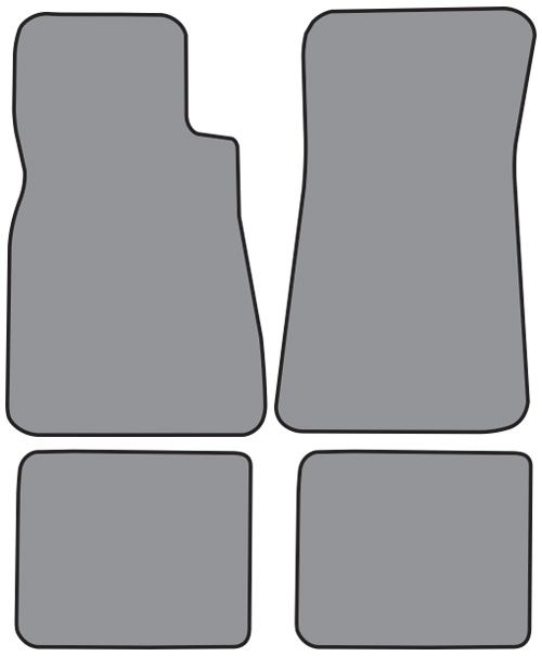 66 - 70 Carpet Floor Mats 4pc FM14 - 2