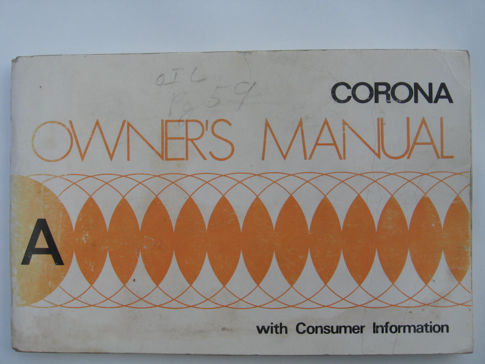 1974 1975 Toyota Corona Owners Manual