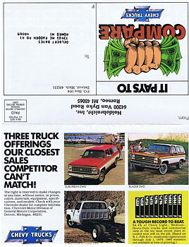 1980 Chevrolet Truck Mailer