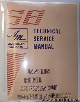 1968 Rambler American Javelin Rebel Ambassador Technical Service Manual