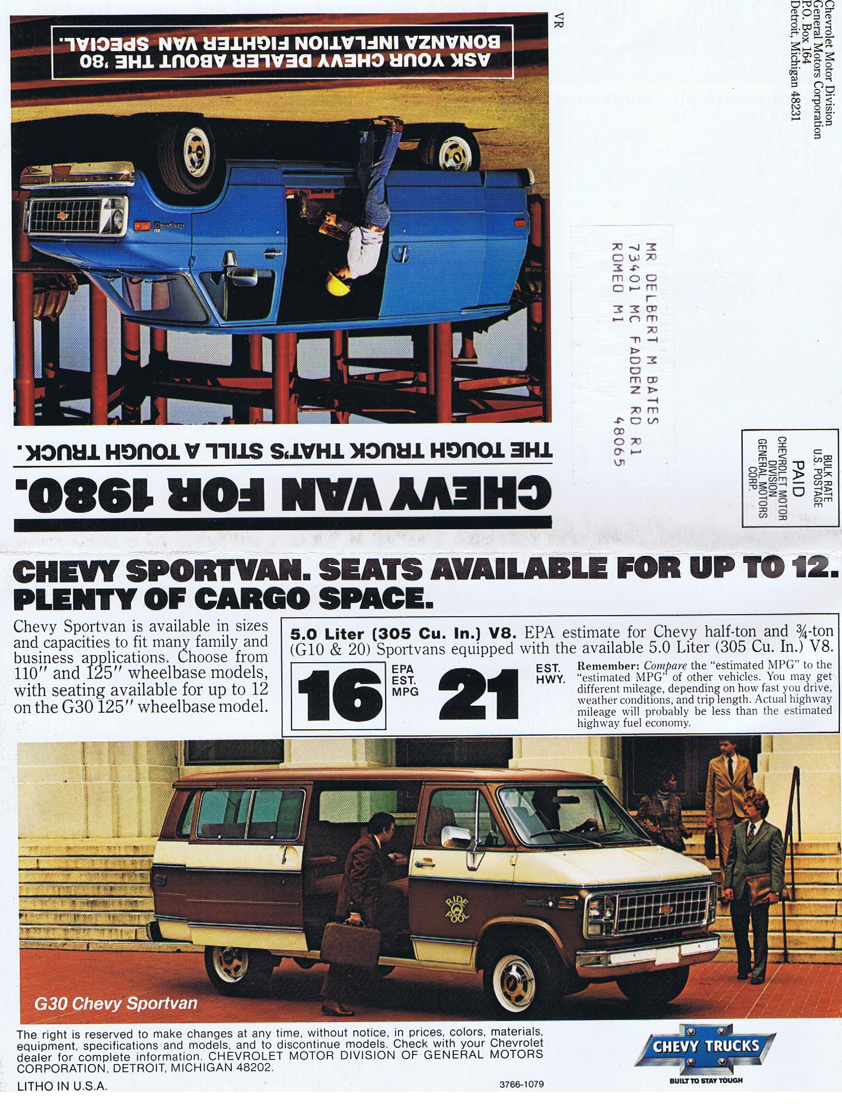 1980 Chevrolet Truck Mailer