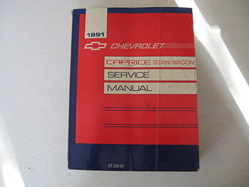 1991 Chevrolet Caprice Service Manual
