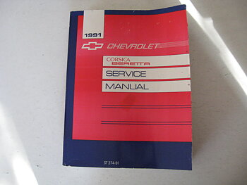 1991 Chevrolet Corsica Beretta Service Manual