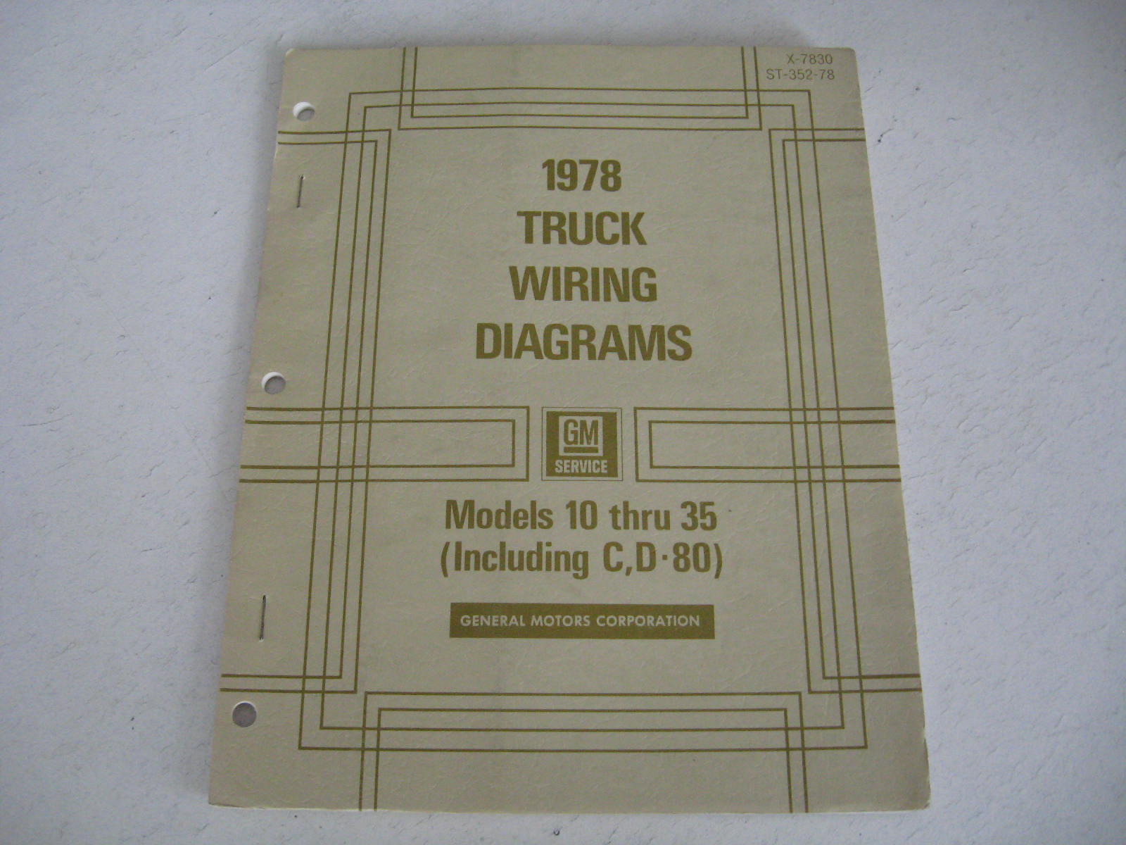 1978 Chevrolet Truck Wiring Diagrams models 10 - 35 C D - 80