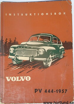 1957-1958 Volvo PV 444 L Instruktionsbok