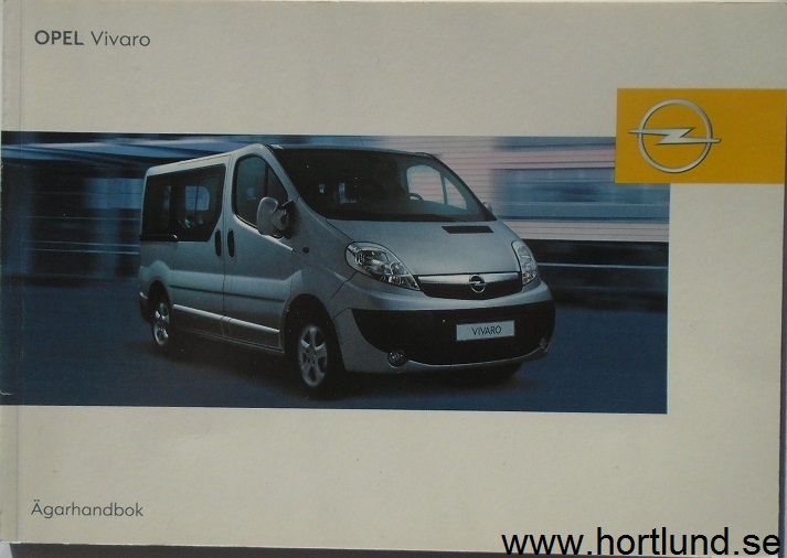2008 Opel Vivaro Handbok