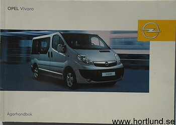 2008 Opel Vivaro Handbok