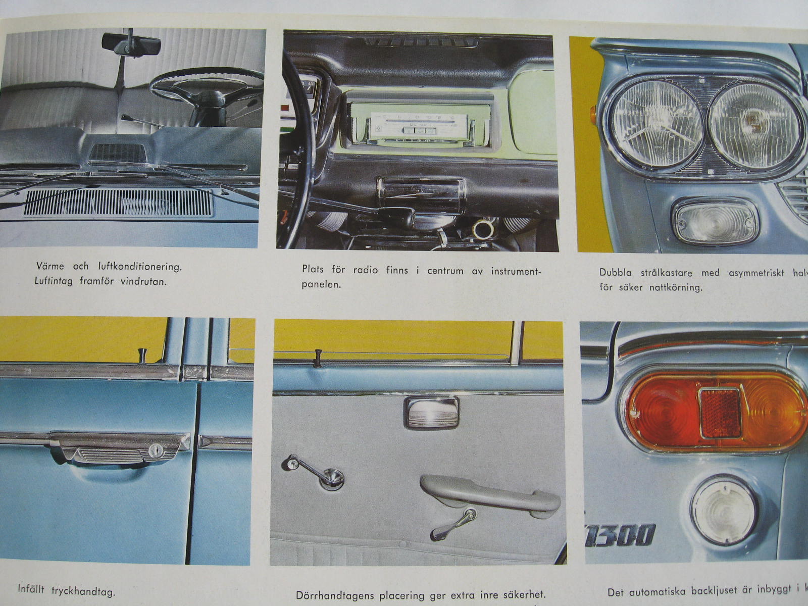 1961 - 1963 Fiat 1300 1500 Juventus broschyr - 3